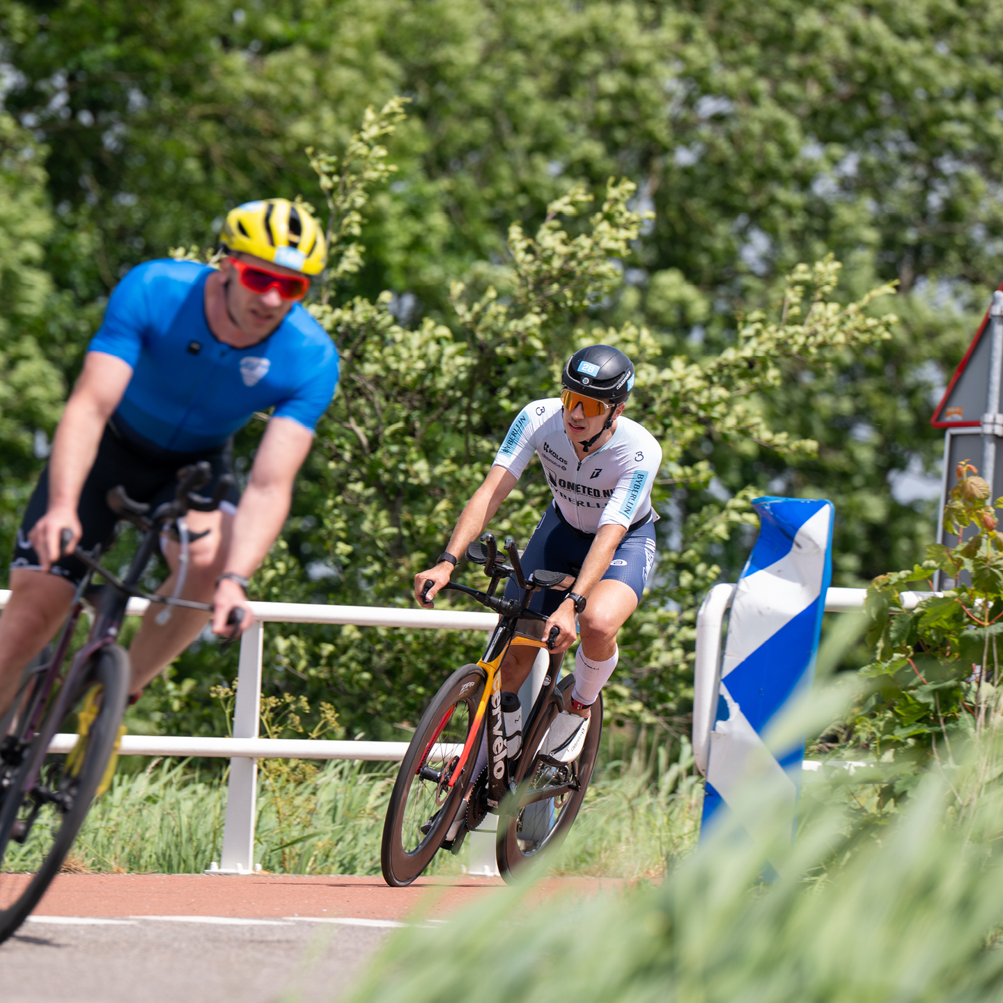 Fietsen tijdens Ironman West-Friesland Fietsen tijdens Ironman West-Friesland